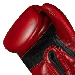 TITLE Boxing Blood Red Leather Training Gloves 16 TITLE Boxing Blood Red Leather Training Gloves -Knockout Gear brtg rd 005