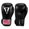 TITLE Classic Black Max Boxing Gloves 1 TITLE Classic Black Max Boxing Gloves -Knockout Gear cbmbg2 01