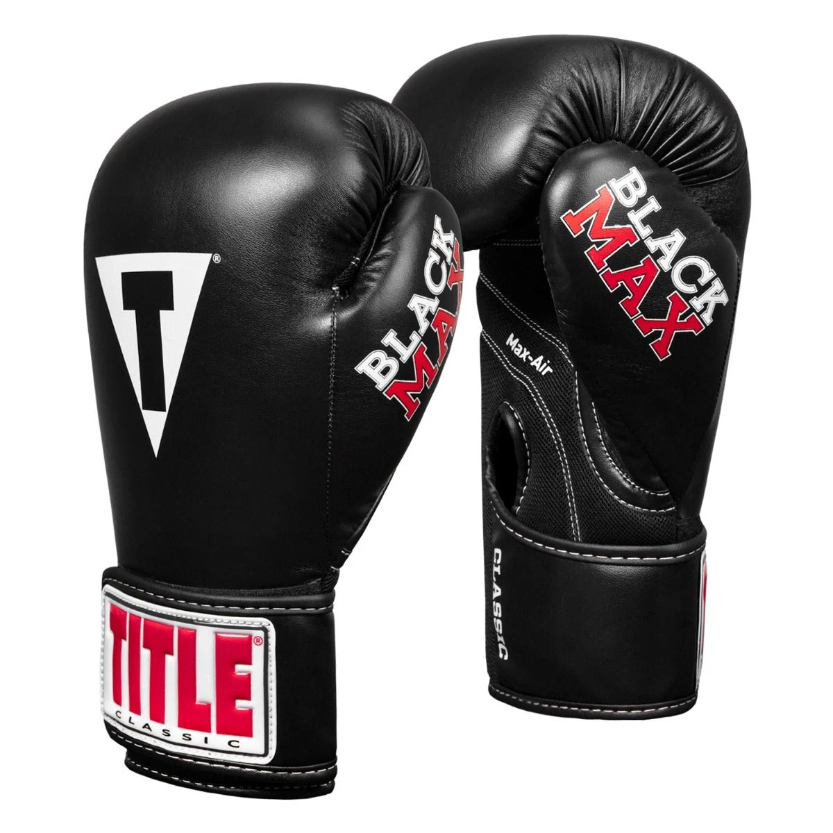 TITLE Classic Black Max Boxing Gloves 5 TITLE Classic Black Max Boxing Gloves - Image 3