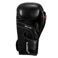 TITLE Classic Black Max Boxing Gloves 16 TITLE Classic Black Max Boxing Gloves -Knockout Gear cbmbg2 04