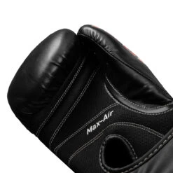 TITLE Classic Black Max Boxing Gloves 17 TITLE Classic Black Max Boxing Gloves -Knockout Gear cbmbg2 05