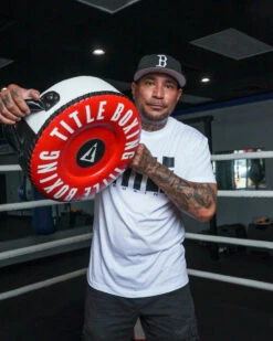 TITLE Boxing Combination Punch Shield 23 TITLE Boxing Combination Punch Shield -Knockout Gear cbps rd bk 5