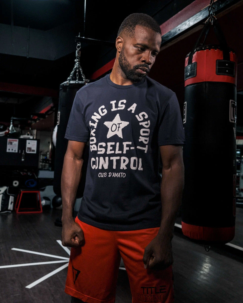 TITLE Boxing Legacy Cus D'Amato Self Control Tee 4 TITLE Boxing Legacy Cus D'Amato Self Control Tee - Image 2