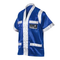 TITLE Boxing Old School Corner Jacket -Knockout Gear cjss2 bl wh 01