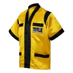 TITLE Boxing Old School Corner Jacket -Knockout Gear cjss2 ye bk 01 1