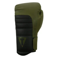 TITLE Boxing Combat Bag Gloves -Knockout Gear combg gn bk 03