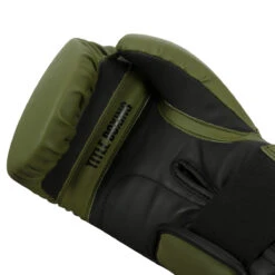 TITLE Boxing Combat Bag Gloves -Knockout Gear combg gn bk 05