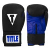 TITLE Classic Fitness Boxing Gloves 2 TITLE Classic Fitness Boxing Gloves -Knockout Gear crbg bk bl 01 1