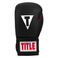 TITLE Classic Fitness Boxing Gloves 24 TITLE Classic Fitness Boxing Gloves -Knockout Gear crbg bk rd 03