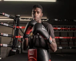 TITLE Classic Fitness Boxing Gloves 22 TITLE Classic Fitness Boxing Gloves -Knockout Gear crbg bkrd