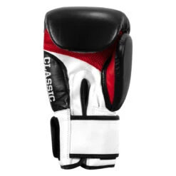 TITLE Classic Leather Super Bag Gloves 2.0 25 TITLE Classic Leather Super Bag Gloves 2.0 -Knockout Gear csbgl2 bk wh rd 04