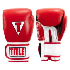 TITLE Classic Leather Super Bag Gloves 2.0 30 TITLE Classic Leather Super Bag Gloves 2.0 -Knockout Gear csbgl2 rd wh bk 01 2