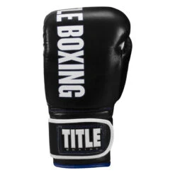 TITLE Boxing Gel Soft Strike Bag Gloves -Knockout Gear cssgbg1 bk bl 03