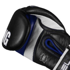 TITLE Boxing Gel Soft Strike Bag Gloves -Knockout Gear cssgbg1 bk bl 05