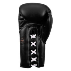 TITLE Classic Leather Lace Training Gloves 2.0 -Knockout Gear ctsgl2 bk 04
