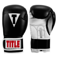 TITLE Classic Pro Style Training Gloves 3.0 29 TITLE Classic Pro Style Training Gloves 3.0 -Knockout Gear cvvtg3 bk wh 001 3