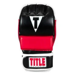 TITLE Classic Wristwrap Heavy Bag Gloves -Knockout Gear cwhbg3 rd bk 3 1