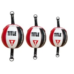 TITLE Boxing Infused Foam Double End Bags -Knockout Gear debif rd wh bk 1