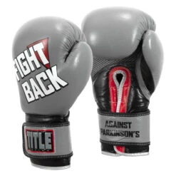 TITLE Boxing Fight Back Leather Boxing Gloves 12 TITLE Boxing Fight Back Leather Boxing Gloves -Knockout Gear fbbgl gr 02