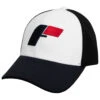 Fighting 3D Raised Cap 1 Fighting 3D Raised Cap -Knockout Gear fbcap1 wh bl bk 1