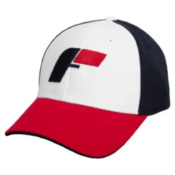 Fighting 3D Raised Cap -Knockout Gear fbcap1 wh rd bl 1 1