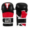 TITLE MMA Full Contact Sparring Gloves -Knockout Gear fcsg bk rd 01