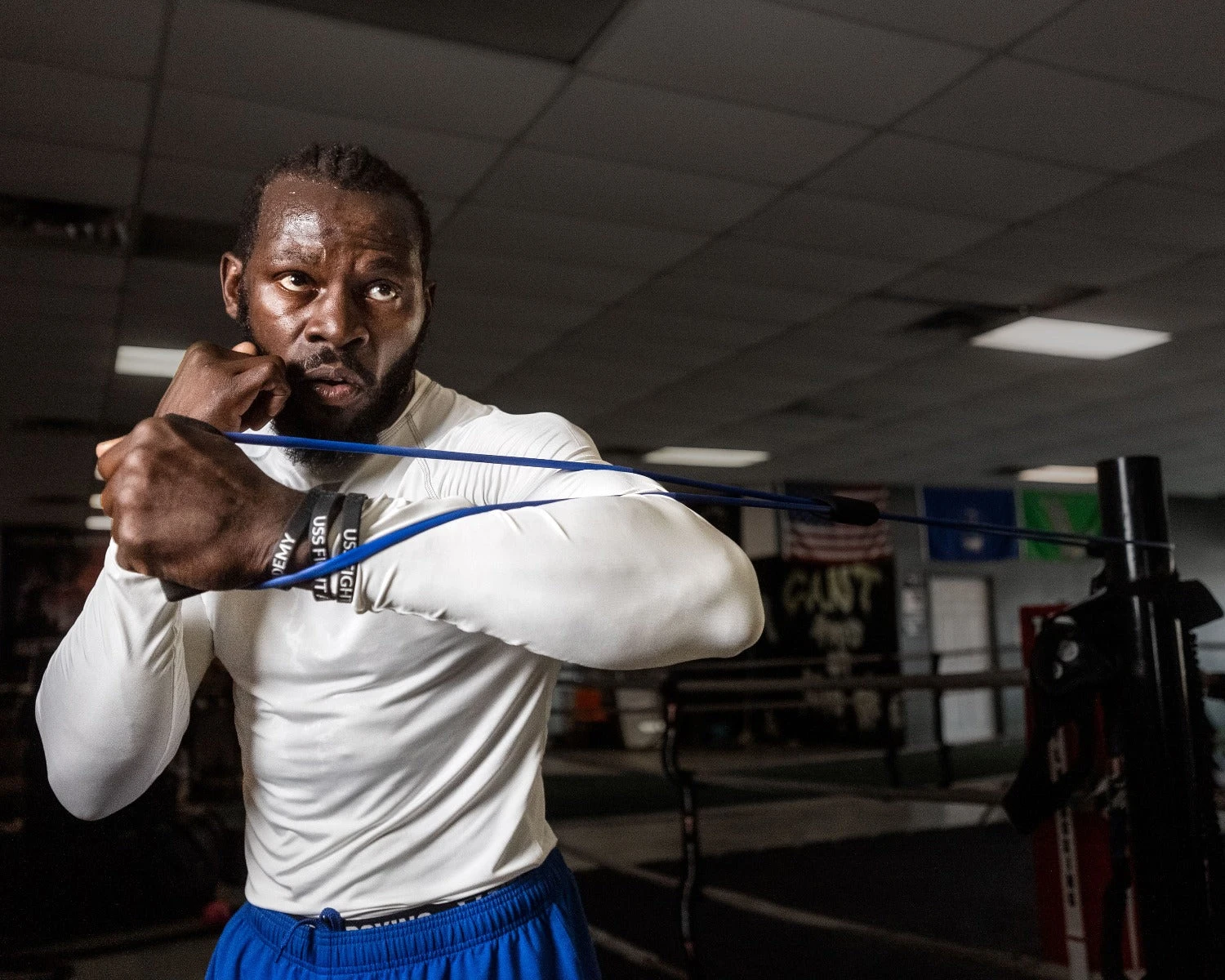 TITLE Boxing Figure Eight Elliptical Resistance Bands Set 4 TITLE Boxing Figure Eight Elliptical Resistance Bands Set - Image 2