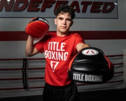 TITLE Boxing Fighting Fresh Leather Punch Mitts 14 TITLE Boxing Fighting Fresh Leather Punch Mitts -Knockout Gear ffpm