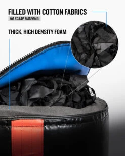 TITLE Boxing Fiber Flex Heavy Bag -Knockout Gear fiberflex diagram 2