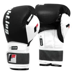Fighting S2 GEL Power Sparring Gloves 17 Fighting S2 GEL Power Sparring Gloves -Knockout Gear fspgsg bk wh 002