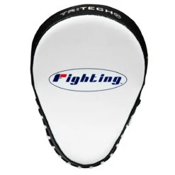 Fighting Tri-Tech Curved Mitts 9 Fighting Tri-Tech Curved Mitts -Knockout Gear fsppm wh bk 2 2