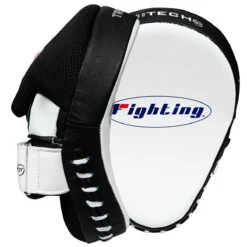 Fighting Tri-Tech Curved Mitts 10 Fighting Tri-Tech Curved Mitts -Knockout Gear fsppm wh bk 3 2