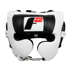 Fighting Tri-Tech Training Headgear 13 Fighting Tri-Tech Training Headgear -Knockout Gear fspthg wh bk 2