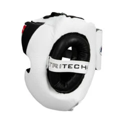 Fighting Tri-Tech Training Headgear 11 Fighting Tri-Tech Training Headgear -Knockout Gear fspthg wh bk 3