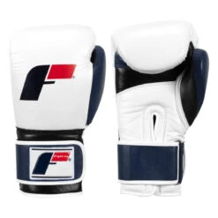 Fighting Force Leather Bag Gloves -Knockout Gear ftgfbg wh bl bk 1 1