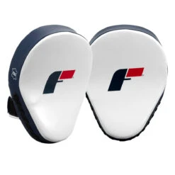 Fighting Force Leather Punch Mitts 12 Fighting Force Leather Punch Mitts -Knockout Gear ftgpm wh bl bk 2