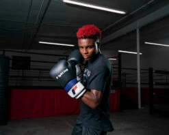 Fighting Ferocity Leather Training Gloves -Knockout Gear ftgtg bk 2 1