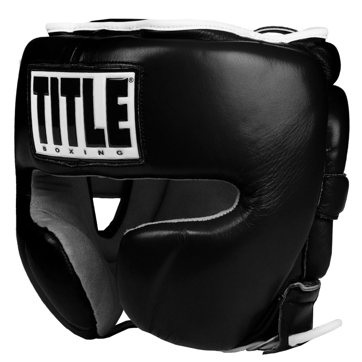 TITLE Boxing Leather Sparring Headgear 3 TITLE Boxing Leather Sparring Headgear