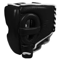 TITLE Boxing Leather Sparring Headgear 25 TITLE Boxing Leather Sparring Headgear -Knockout Gear fthg bk 3