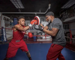 TITLE Boxing Gel Blockade Punch Mitts 14 TITLE Boxing Gel Blockade Punch Mitts -Knockout Gear gcpmc2 bk rd wh 1 1 1 1