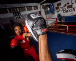 TITLE Boxing Gel Blockade Punch Mitts 19 TITLE Boxing Gel Blockade Punch Mitts -Knockout Gear gcpmc2 bk rd wh 1 2 1 1