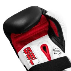 TITLE Boxing Gel Suspense Training Gloves 27 TITLE Boxing Gel Suspense Training Gloves -Knockout Gear gstge bk wh 05
