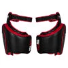 TITLE MMA Gel Thai Style Thigh Pads 2.0 -Knockout Gear gtstp2 bk rd 1