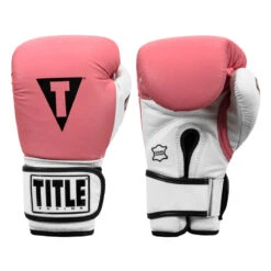 TITLE Boxing Gel World Bag Gloves 29 TITLE Boxing Gel World Bag Gloves -Knockout Gear gtwbg pk wh 0001
