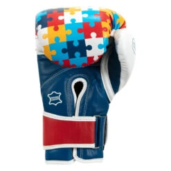 TITLE Boxing Gel World V2T Limited Edition Autism Awareness Bag Gloves -Knockout Gear gtwbgle2 4 1
