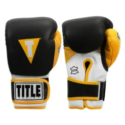 TITLE Boxing Gel World V2T Bag Gloves 31 TITLE Boxing Gel World V2T Bag Gloves -Knockout Gear gtwbgv2t bk ye 01 2