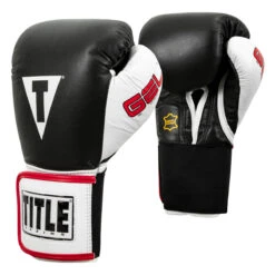 TITLE Boxing Gel World Elastic Training Gloves -Knockout Gear gtwge bk 02