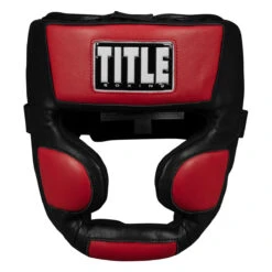 TITLE Boxing Gel Victor Sparring Headgear 9 TITLE Boxing Gel Victor Sparring Headgear -Knockout Gear gvhg bk wh rd 2 1
