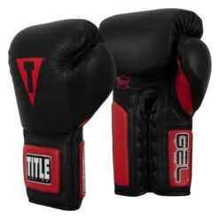 TITLE Boxing Gel Victor Sparring Gloves -Knockout Gear gvsg bk rd wh 02