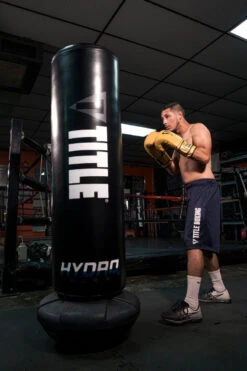 TITLE Boxing Hydro-Flex H2O Bounce Back Freestanding Heavy Bag -Knockout Gear hbbfshb